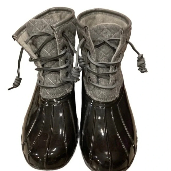 SEVEN7 Wool Goose Flat Heel Quilted Waterproof Duck Snow Winter Boots Size 8-8.5 - Picture 11 of 11